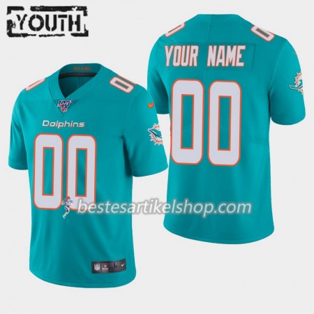 Kinder Miami Dolphins Trikot Nike Grün 100th - Personalisiert